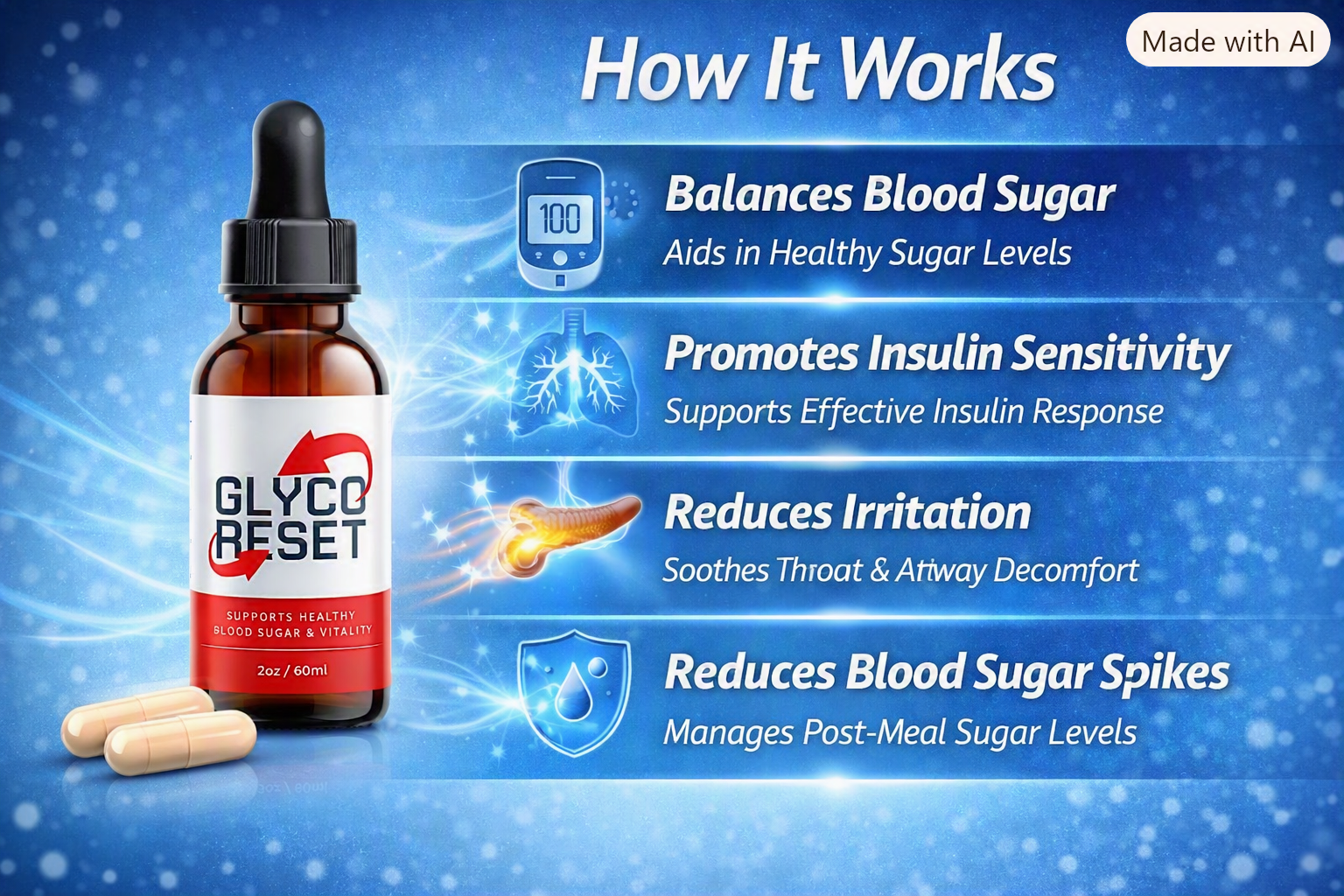 How GlycoReset works — blood sugar support